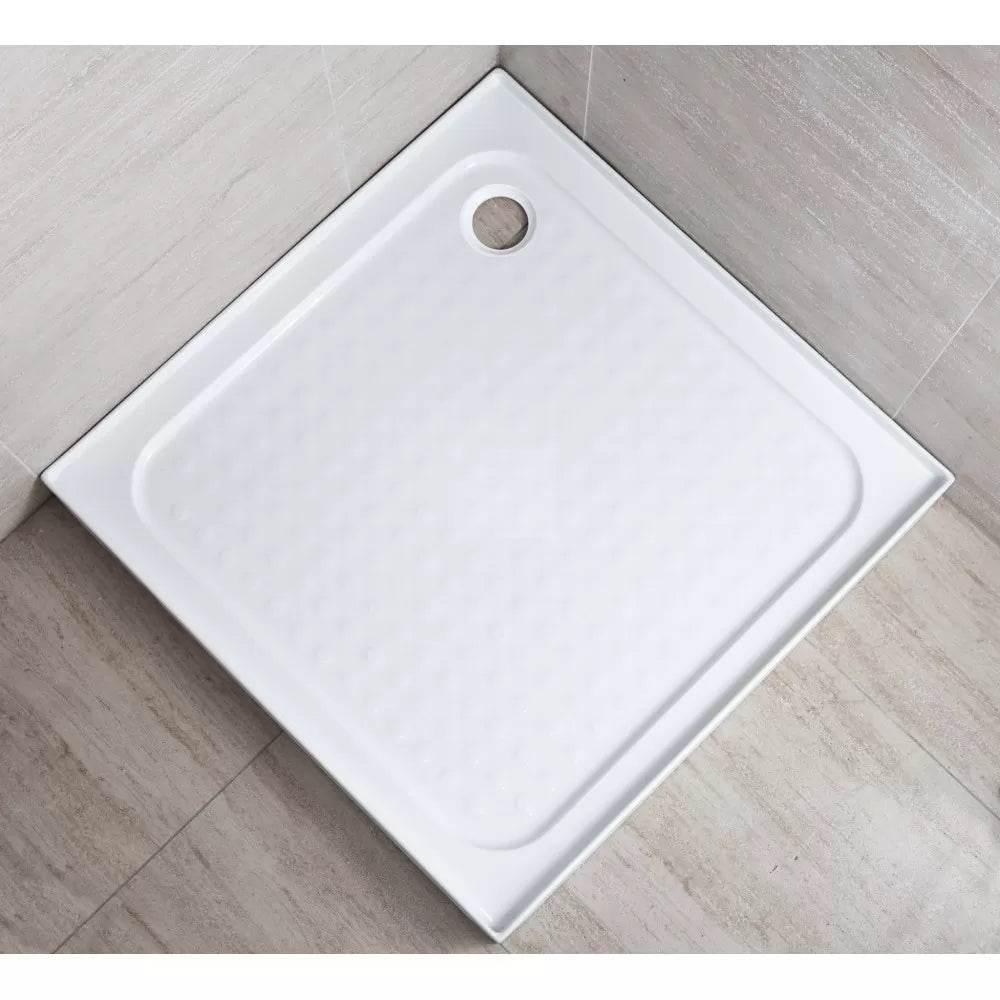 1000X1000MM SQUARE CHROME SHOWER ENCLOSURE KIT - The Tile Collection™