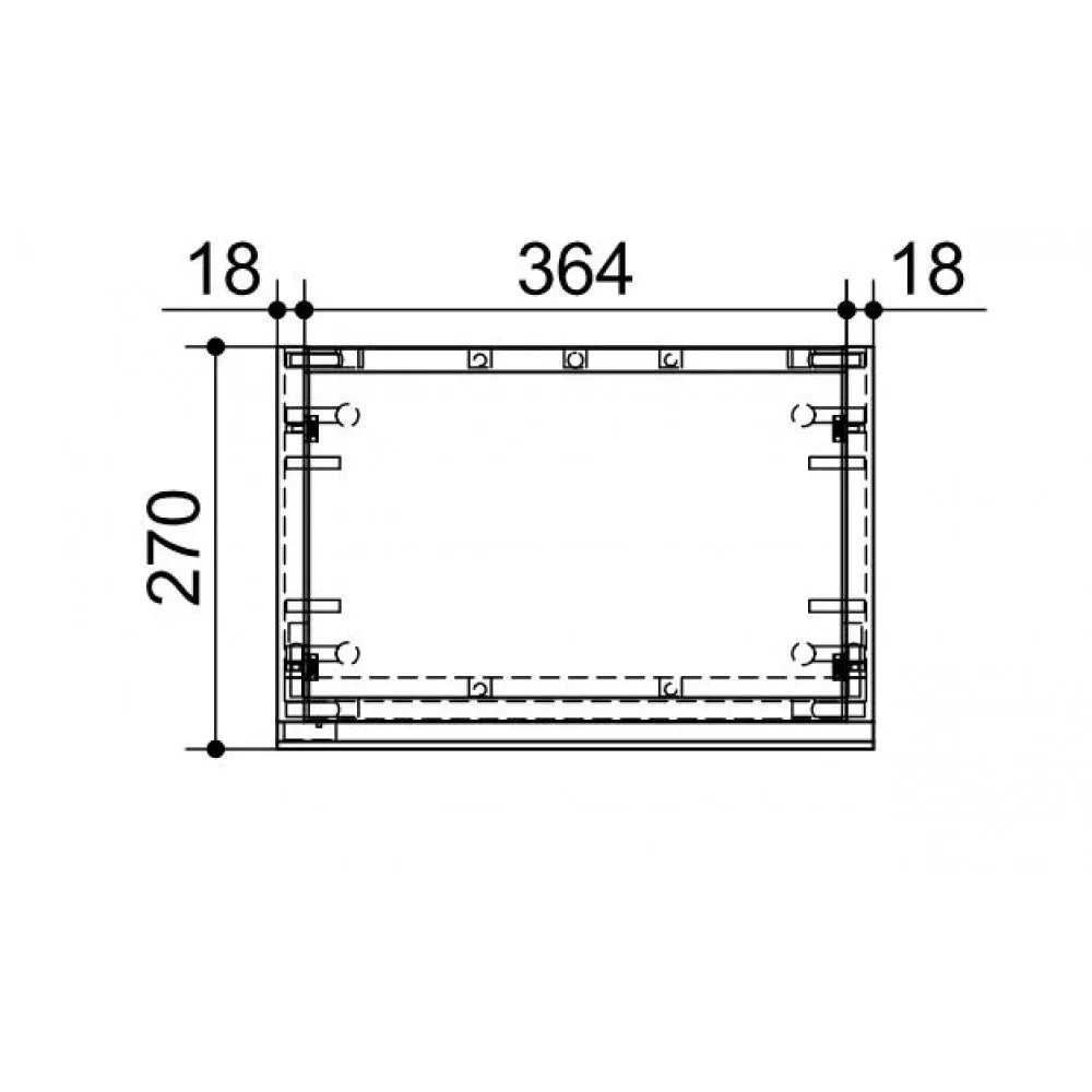 YOLO SLIM FLOOR STANDING VANITY | LIGHT OAK | 400MM | PLYWOOD - The Tile Collection™