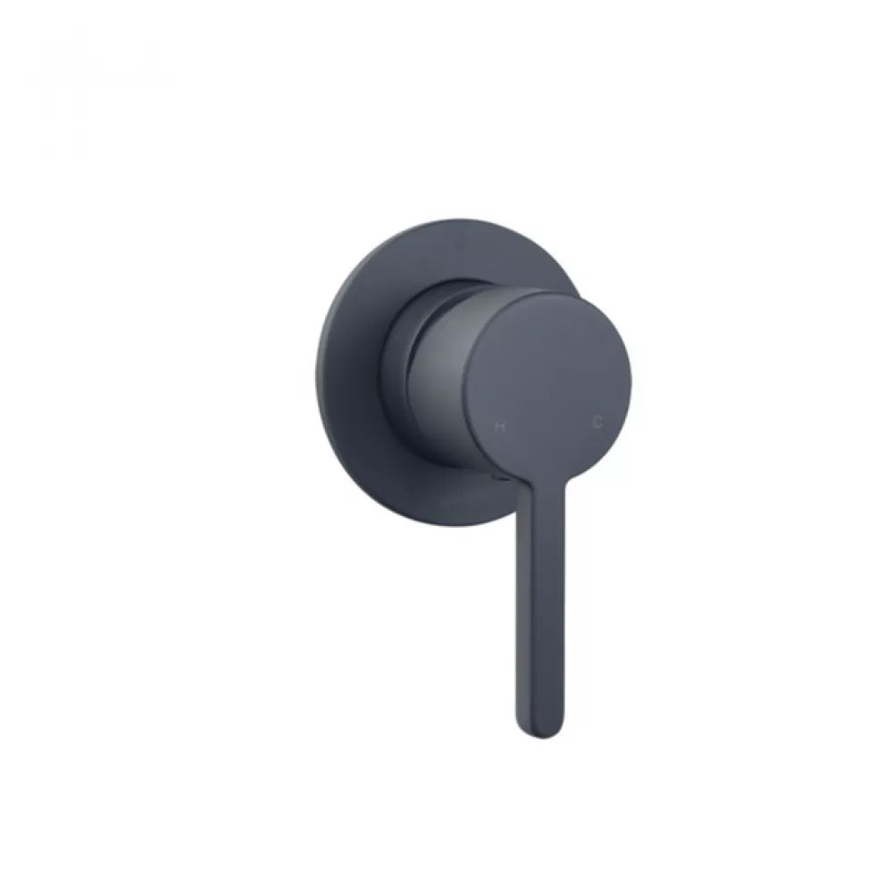 ENGLEFIELD STUDIO BATH/SHOWER MIXER PIN LEVER - MATTE BLACK - The Tile Collection™