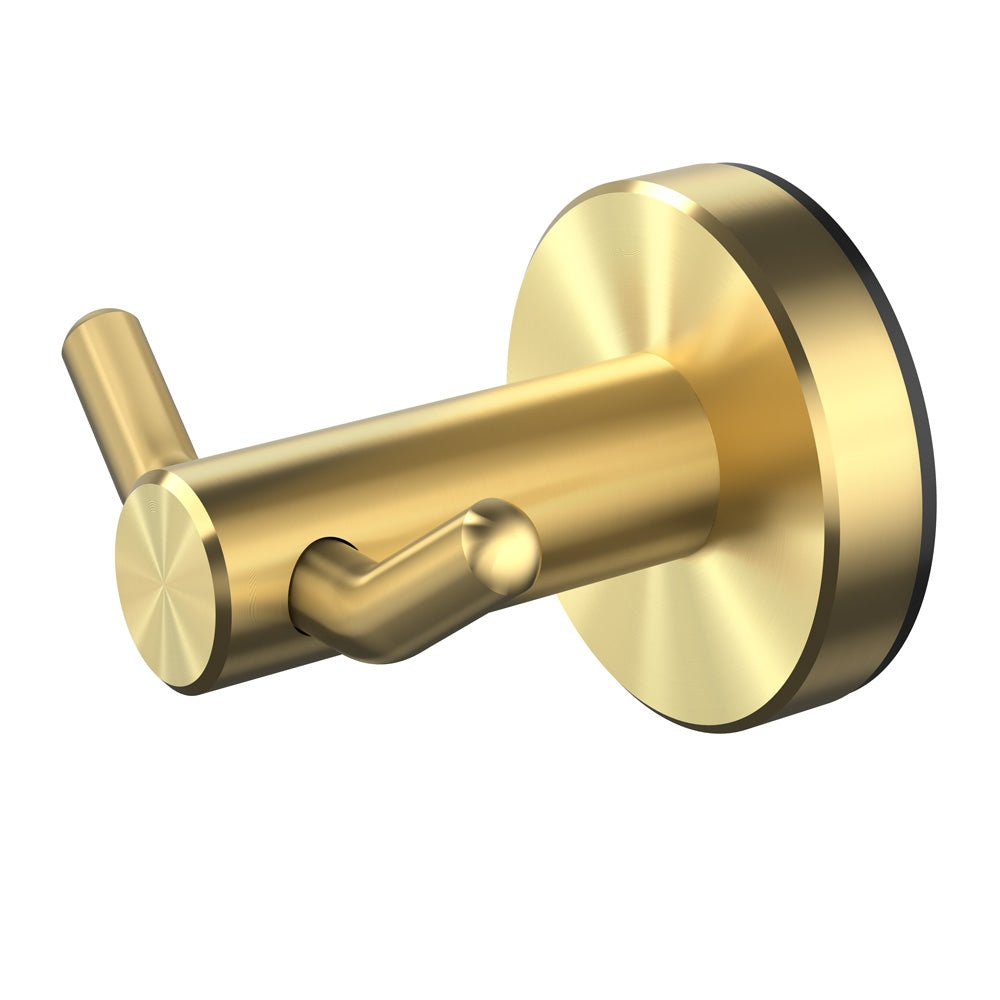 METHVEN TUROA ROBE HOOK - BRUSHED BRASS - The Tile Collection™