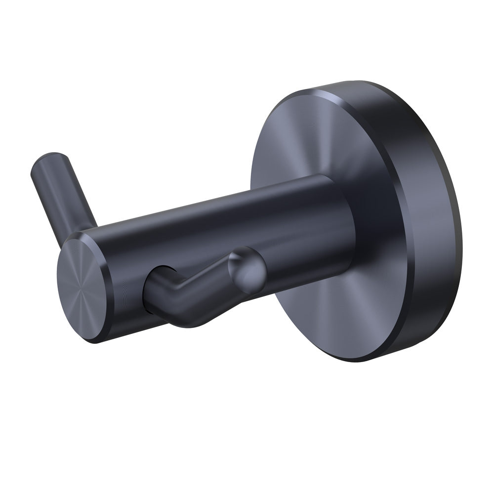 METHVEN TUROA ROBE HOOK - BRUSHED GUNMETAL - The Tile Collection™