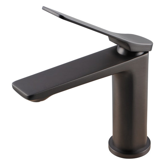 ELEGANCE BASIN MIXER - BRUSHED GUNMETAL - The Tile Collection™