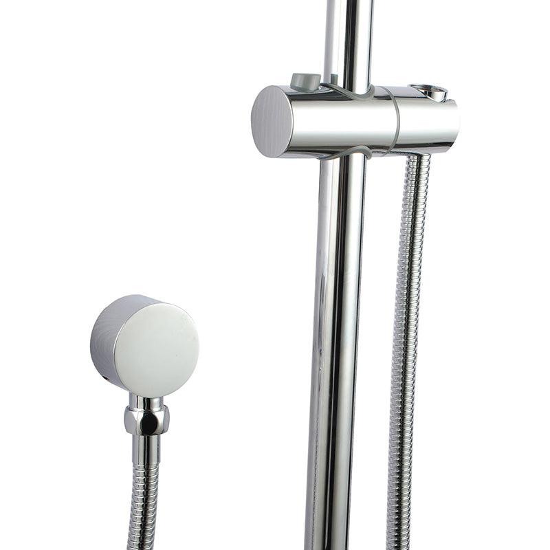 OPAL ROUND TWIN SHOWER COLUMN - CHROME - The Tile Collection™