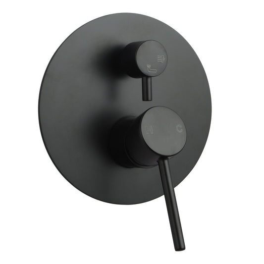 OPAL ROUND DIVERTER SHOWER MIXER - 5 COLOURS - The Tile Collection™