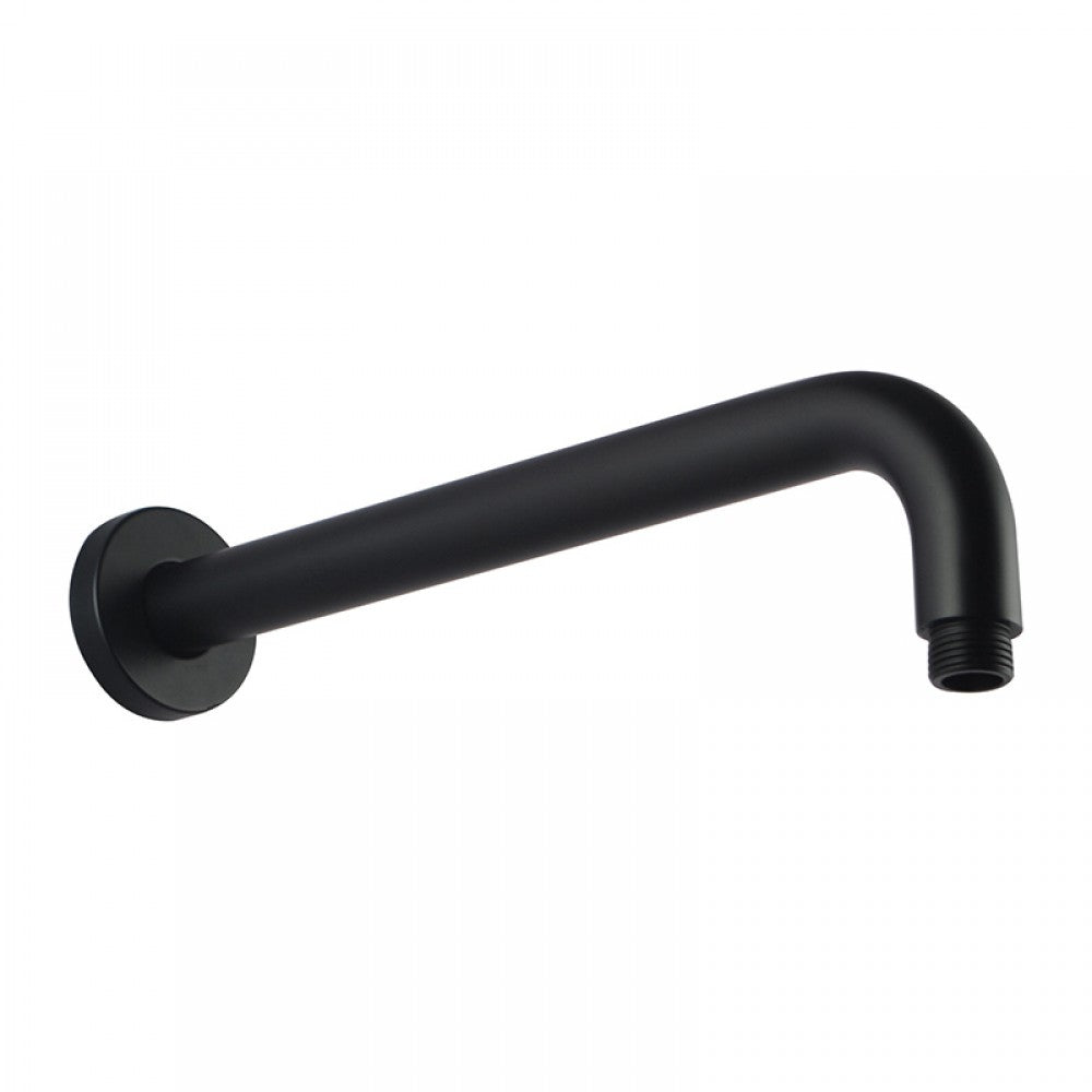 OPAL ROUND WALL MOUNT SHOWER ARM 400MM - 2 COLOURS - The Tile Collection™