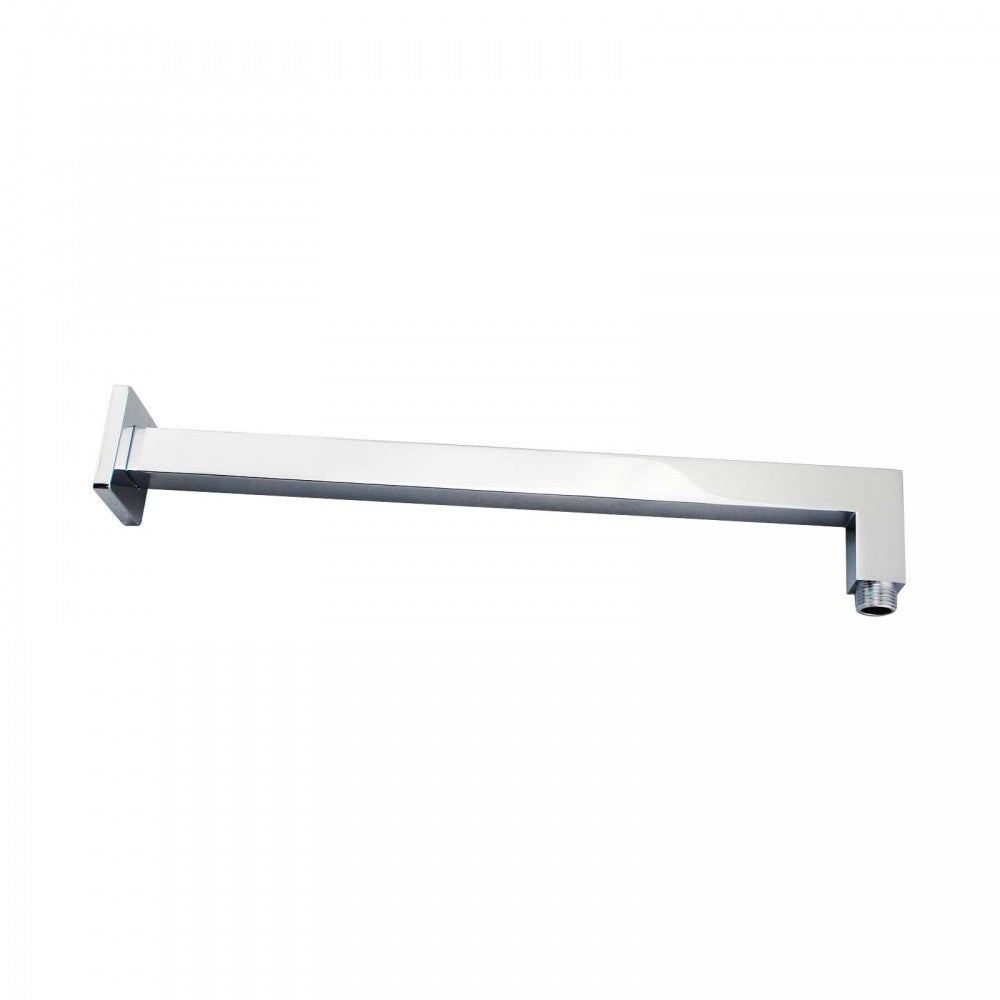 FUSION SQUARE WALL MOUNT SHOWER ARM 400MM - 2 COLOURS - The Tile Collection™