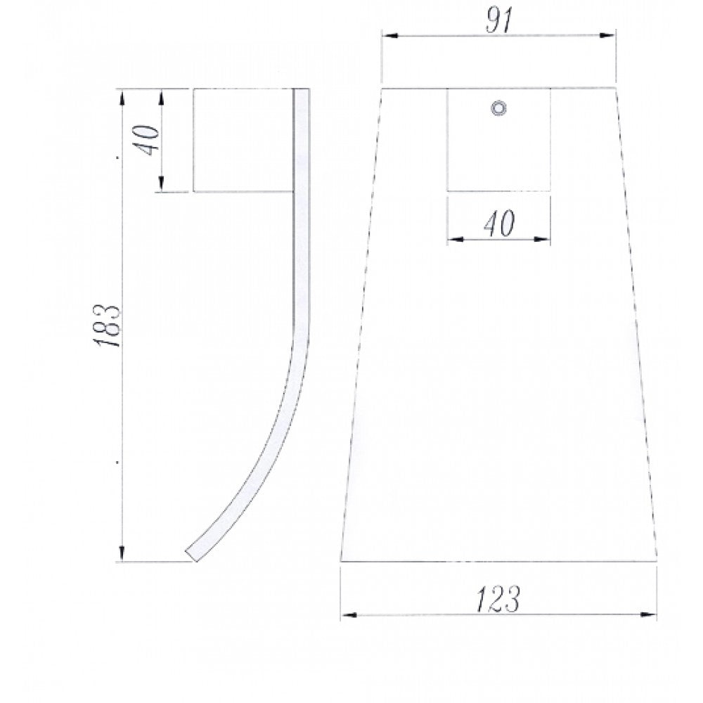 ARIA WATERFALL BATH SPOUT - 2 COLOURS - The Tile Collection™