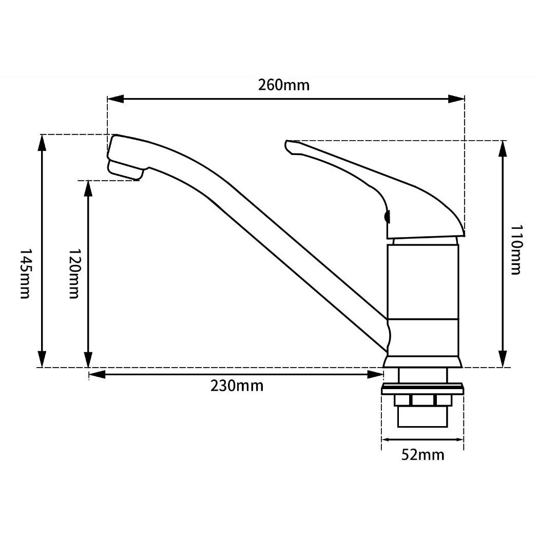 CLASSIC KITCHEN AND LAUNDRY MIXER - 2 COLOURS - The Tile Collection™