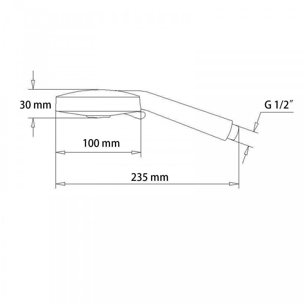 OPAL ROUND 5 FUNCTION HAND SHOWER - 2 COLOURS - The Tile Collection™