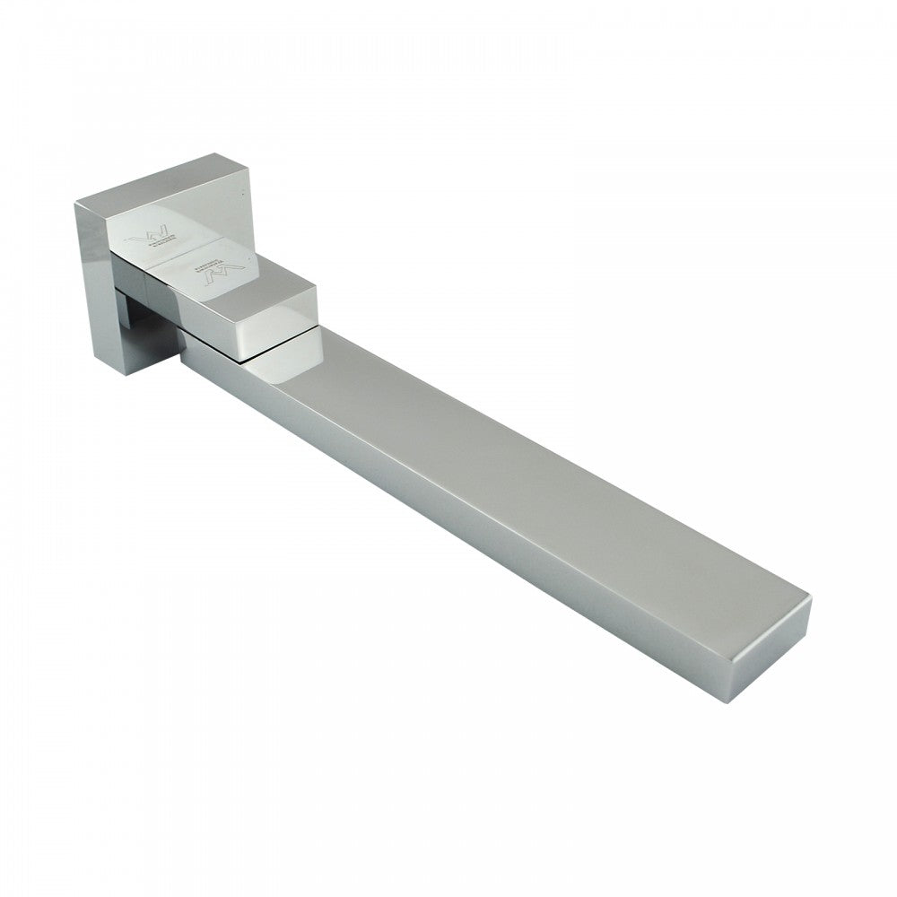 FUSION SQUARE SWIVEL BATH SPOUT 260MM - 5 COLOURS - The Tile Collection™