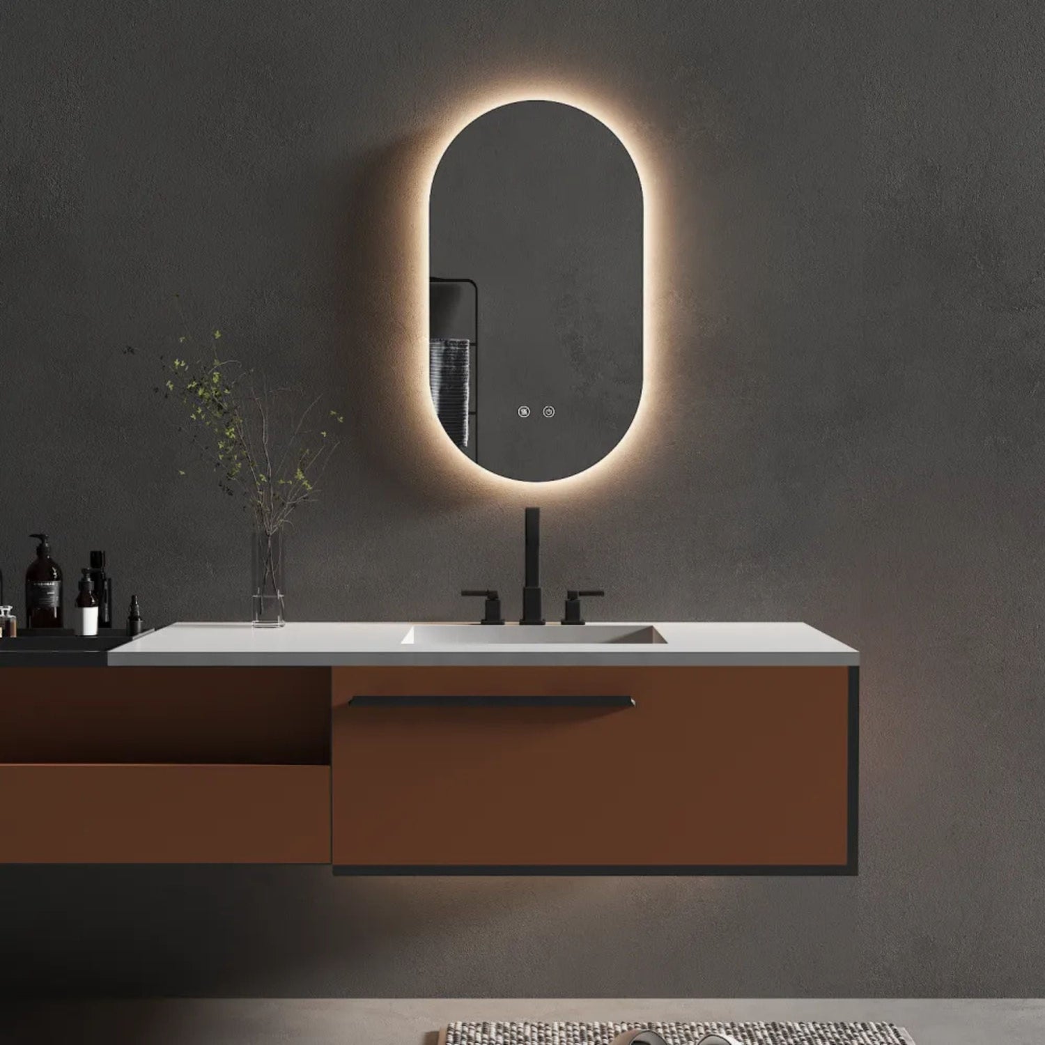 LED Bathroom Mirrors – Smart, Backlit & Anti-Fog Designs - The Tile Collection™