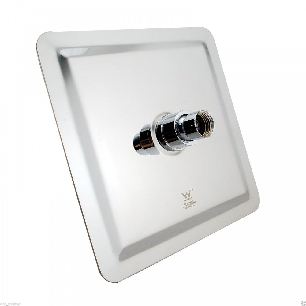 FUSION 3-IN-1 SQUARE THERMOSTATIC RAIN SHOWER SET - CHROME