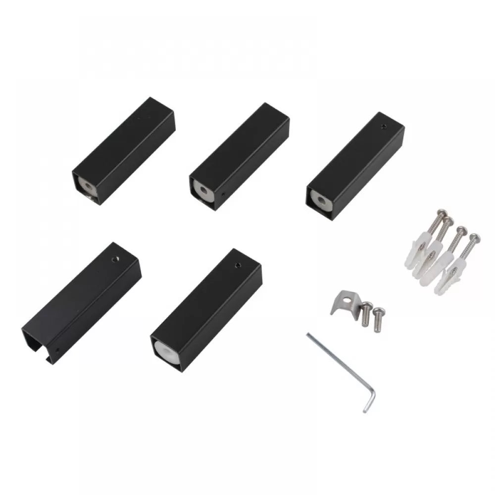 4 BAR SQUARE HEATED TOWEL RAIL ZNY 520H*500W*120D- MATTE BLACK