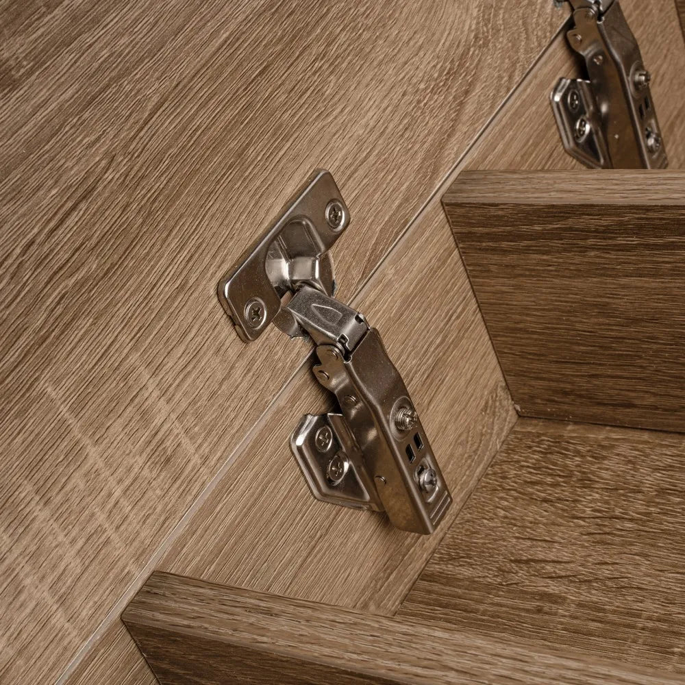 ARCH MIRROR CABINET - NATURAL OAK 610X900MM