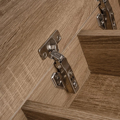 ARCH MIRROR CABINET - NATURAL OAK 610X900MM
