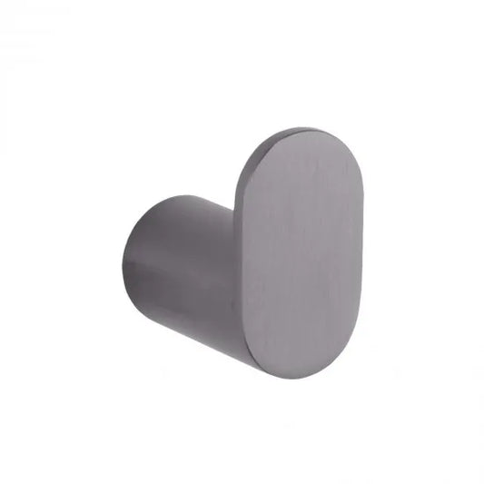 GUNMETAL GREY STAINLESS STEEL ROBE HOOK WALL MOUNTED
