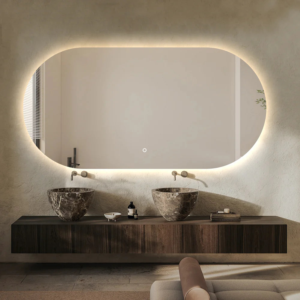 Premium LED Mirror | Oval Shape | 1400x700mm