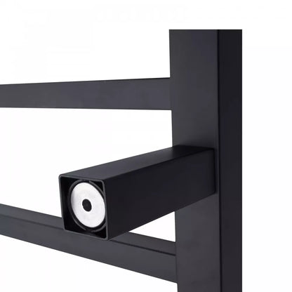 4 BAR SQUARE HEATED TOWEL RAIL ZNY 520H*500W*120D- MATTE BLACK