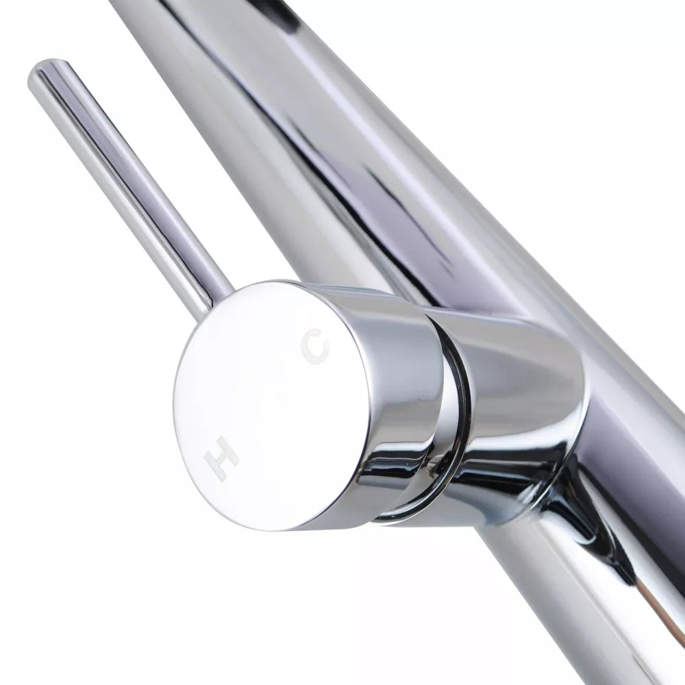 CHASE ROUND PULLOUT KITCHEN SINK MIXER - CHROME - The Tile Collection™