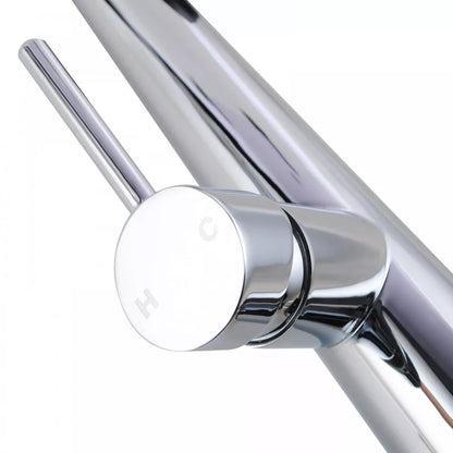 CHASE ROUND PULLOUT KITCHEN SINK MIXER - CHROME - The Tile Collection™