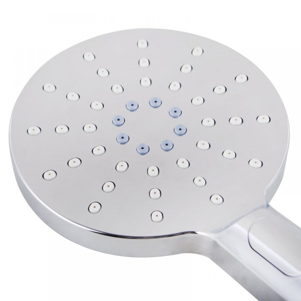 OPAL ROUND CHROME SHOWER SLIDE WITH SOAP DISH