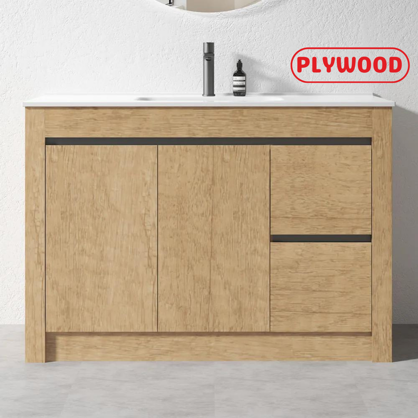 BC7 1200MM PLYWOOD FLOOR STANDING VANITY SINGLE BASIN - The Tile Collection™
