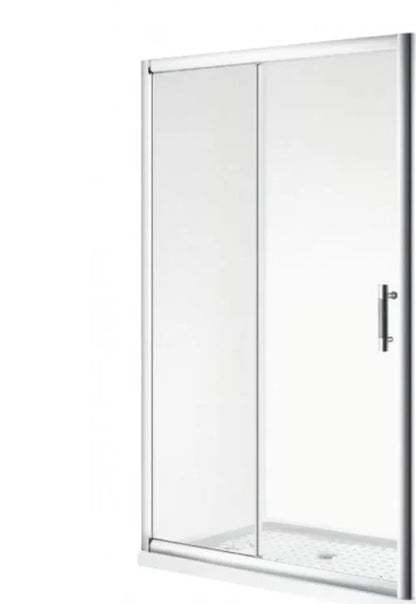 900X1200X900MM ALCOVE SHOWER ENCLOSURE WITH SLIDING DOOR - CHROME - The Tile Collection™