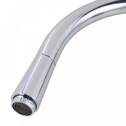 CHASE ROUND PULLOUT KITCHEN SINK MIXER - CHROME - The Tile Collection™