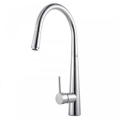 CHASE ROUND PULLOUT KITCHEN SINK MIXER - CHROME - The Tile Collection™