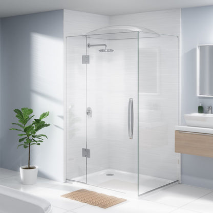 SHOWERDOME SQUARE 800 DIY KIT 1200X1200MM CLEAR