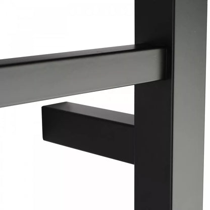 4 BAR SQUARE HEATED TOWEL RAIL ZNY 520H*500W*120D- MATTE BLACK