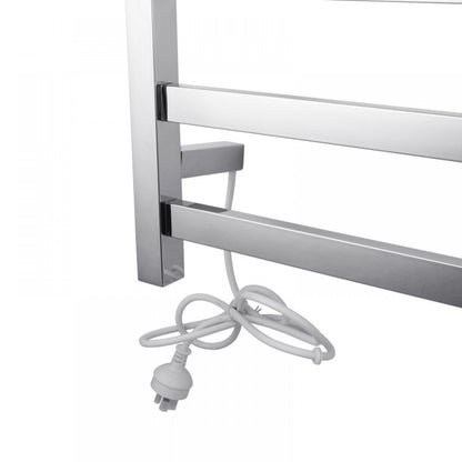 5 BAR SQUARE HEATED TOWEL RAIL 530H*600W*120D- CHROME