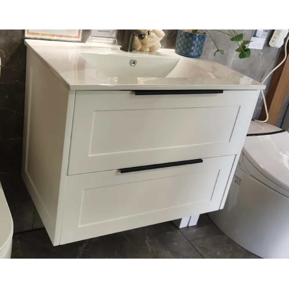 HAMPTON WALL HUNG VANITY | 900MM | SHAKER STYLE | PLYWOOD - The Tile Collection™