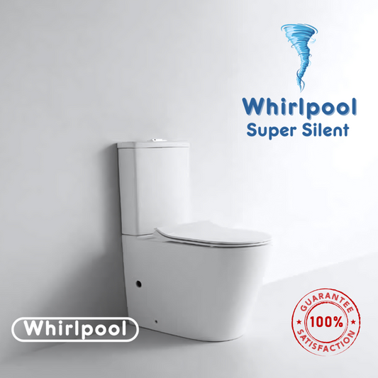 NIERSI TORNADO GLOSS WHITE BACK TO WALL TOILET SUITE 665*365*860MM