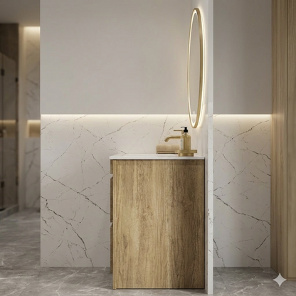 BC7 1200MM PLYWOOD FLOOR STANDING VANITY SINGLE BASIN| ANTIQUE OAK