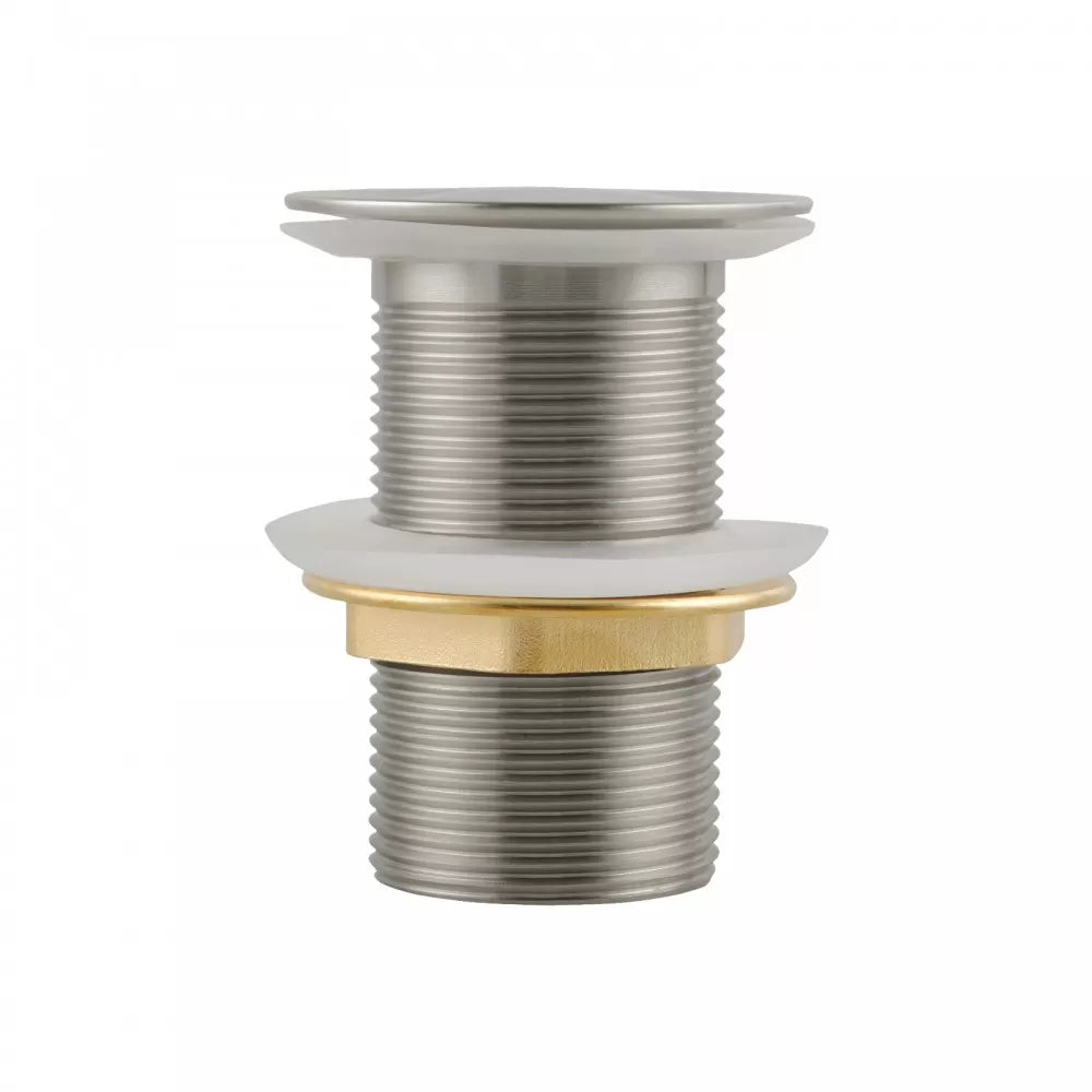 32MM SOLID BRASS BASIN POP UP WASTE WITHOUT OVERFLOW - BRUSHED NICKEL - The Tile Collection™