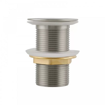 32MM SOLID BRASS BASIN POP UP WASTE WITHOUT OVERFLOW - BRUSHED NICKEL - The Tile Collection™
