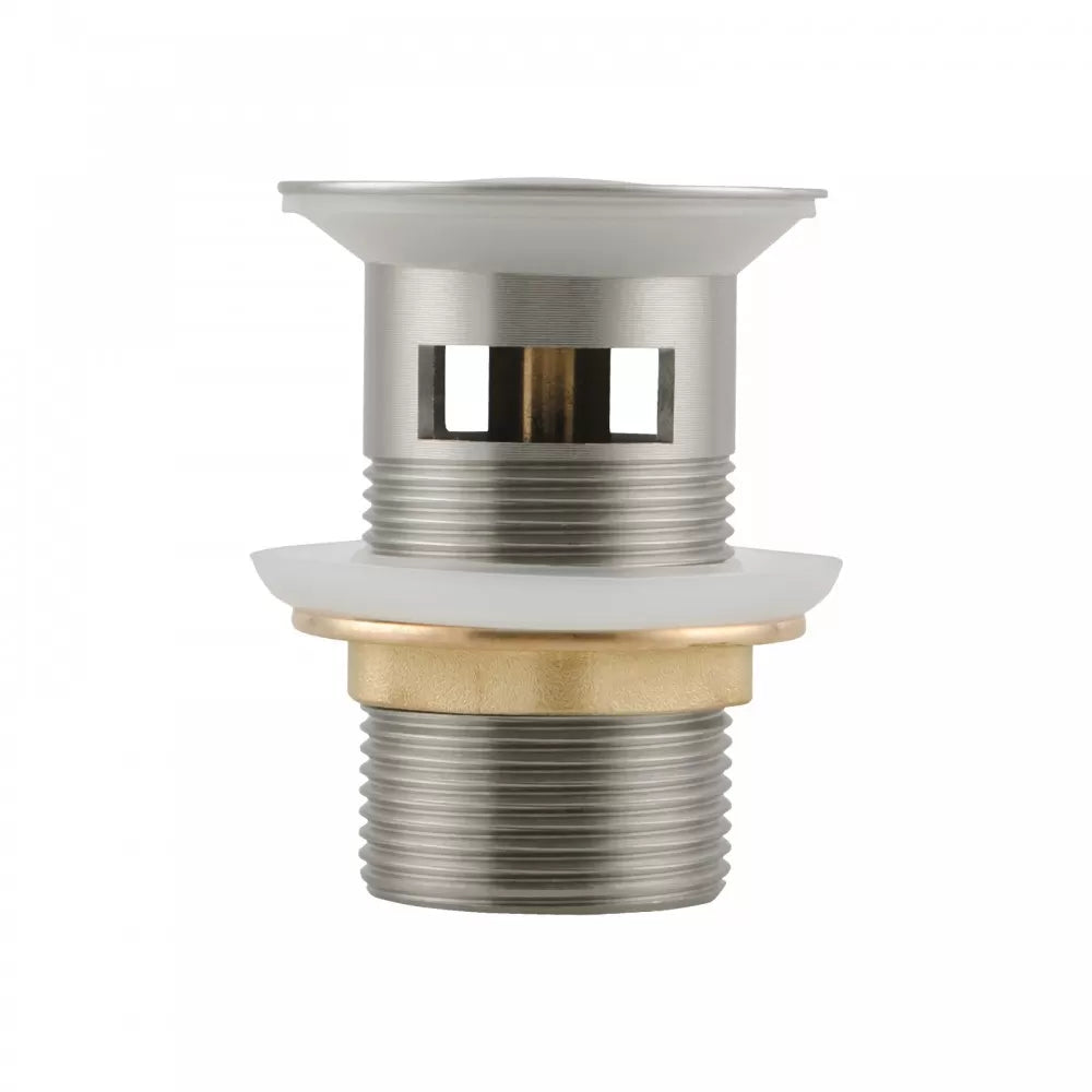 32MM SOLID BRASS BASIN POP UP WASTE WITH OVERFLOW - CHROME - The Tile Collection™