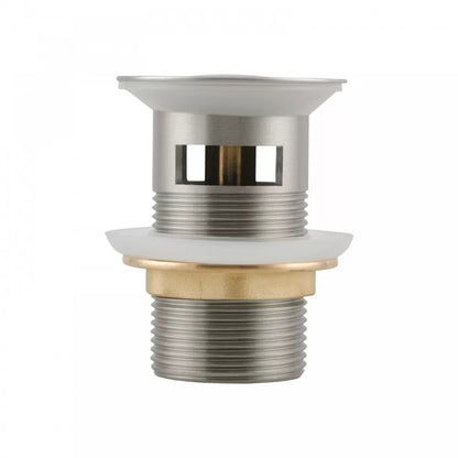 32MM SOLID BRASS BASIN POP UP WASTE WITH OVERFLOW - CHROME - The Tile Collection™