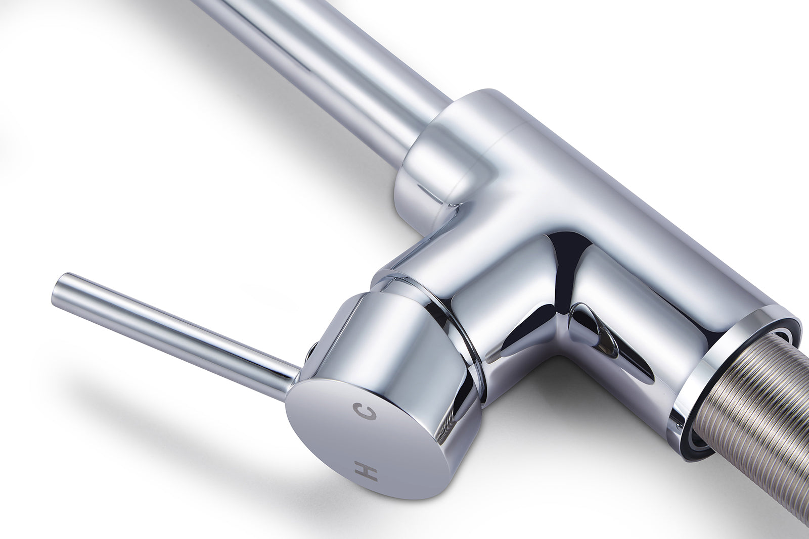 OPAL CLASSIC ROUND GOOSENECK KITCHEN SINK TAP - CHROME - The Tile Collection™