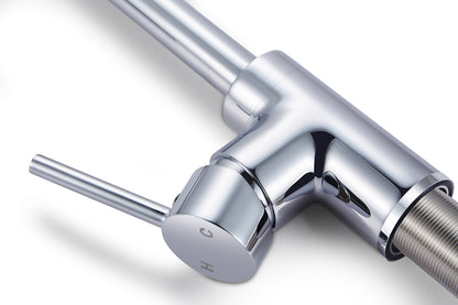 OPAL CLASSIC ROUND GOOSENECK KITCHEN SINK TAP - CHROME - The Tile Collection™