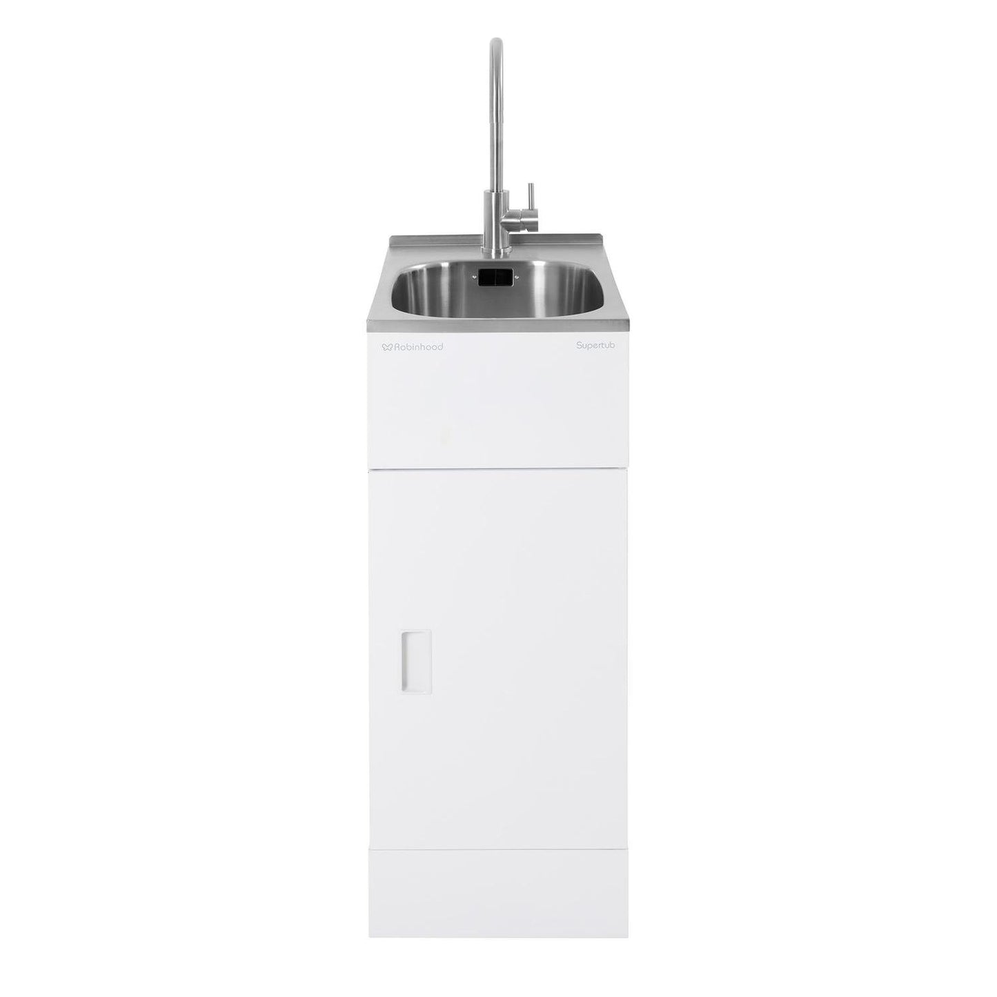 ROBINHOOD SLIM SUPERTUB WITH GOOSENECK TAP | 350W*565D*900H - The Tile Collection™