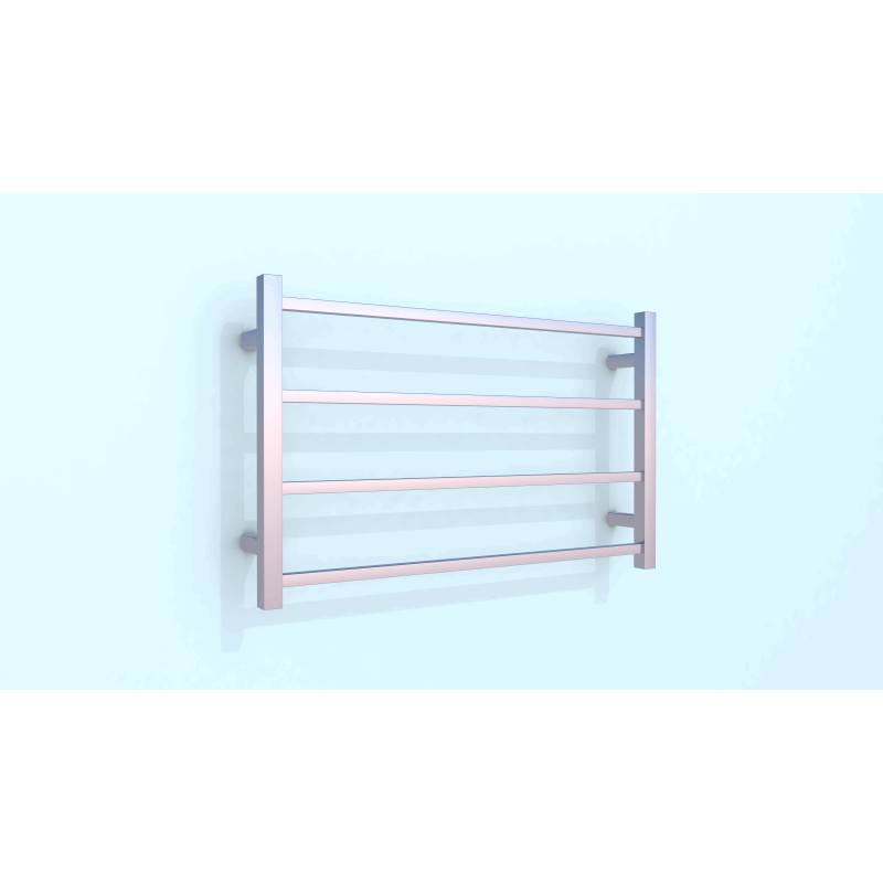 4 BAR 800MM WIDE HEATED TOWEL RAIL DN 500H*800W*120D - CHROME - The Tile Collection™