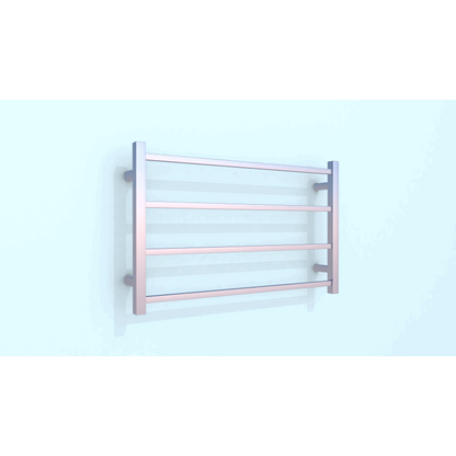 4 BAR 800MM WIDE HEATED TOWEL RAIL DN 500H*800W*120D - CHROME - The Tile Collection™