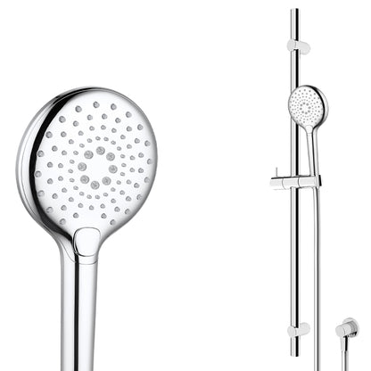 ELEMENTI SPLASH PLUS ROUND SLIDE SHOWER 900MM 3 FCT - CHROME - The Tile Collection™