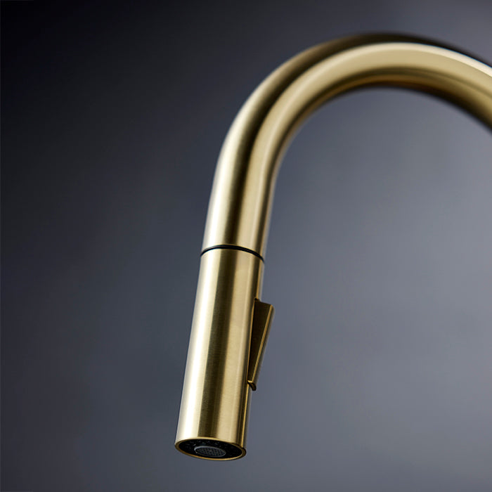 ELEMENTI UNO GOOSE NECK KITCHEN MIXER C/W POS - The Tile Collection™