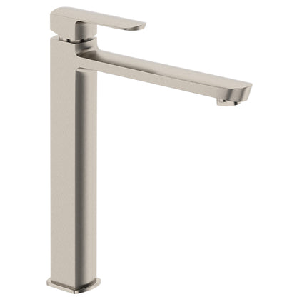 ELEMENTI ION EXTENDED HEIGHT BASIN MIXER - BRUSHED NICKEL (MULTI PRESSURE) - The Tile Collection™