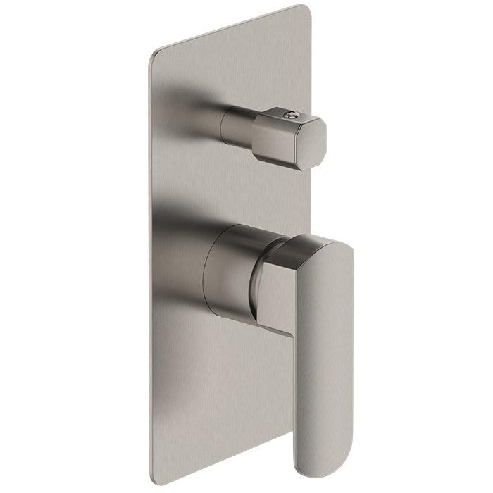 ELEMENTI ION DIVERTER MIXER - BRUSHED NICKEL - The Tile Collection™