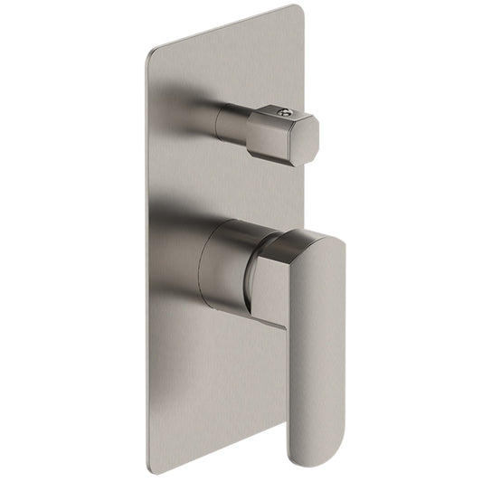 ELEMENTI ION DIVERTER MIXER - BRUSHED NICKEL - The Tile Collection™