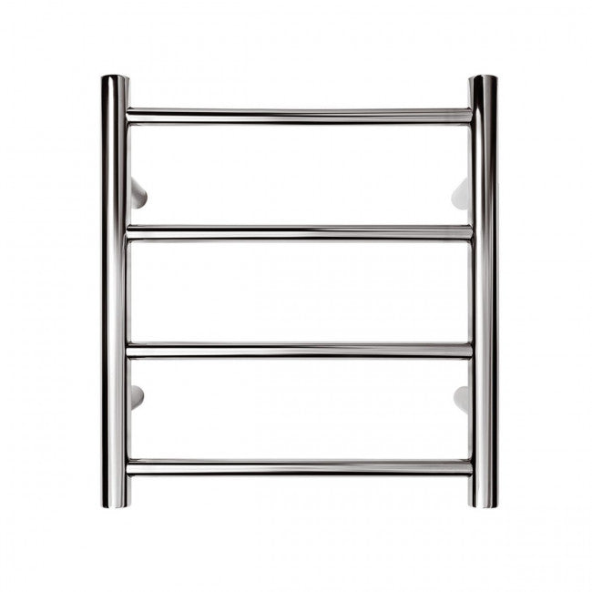 TRANQUILLITY JERSEY 4 BAR ROUND HEATED TOWEL WARMER 500H*550W*120D- POLISHESD STAINLESS